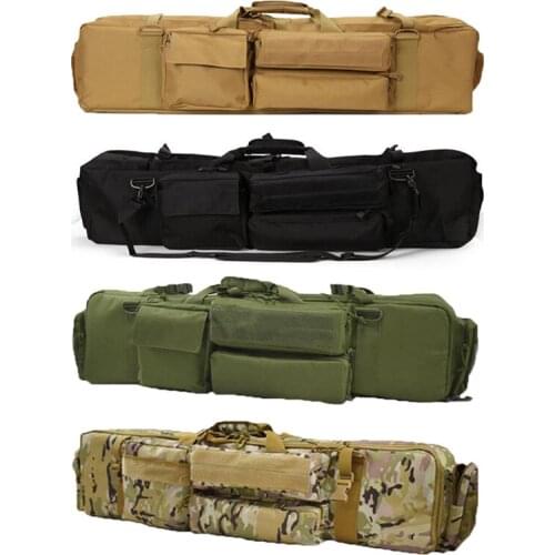 100cm CP Military Gun Bag Backpack Double Rifle Bag Case For SAW M249 M4A1 M16 AR15 Airsoft Carbine Carrying Bag Protection Case