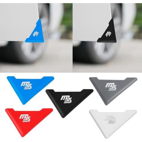 2PCS Silicone Car Door Corner Cover Bumper Anti-Scratch Protector for Mazda 3 mazda 6 CX 5 CX-5 CX3 323 Axela Atenza Accessories