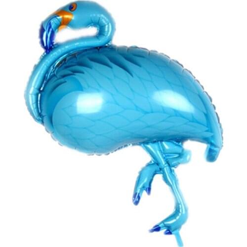 300pcs/lot Large Flamingo Balloons Cartoon Bird Animal Foil Birthday Wedding Summer Party Decor Helium Inflatable Ballons