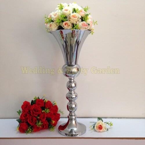 63cm(H) Wedding Flower Vase,Wedding Decoration,Table Centerpiece Flower Stand 10 pcs/lot