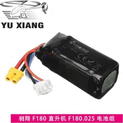 11.1V 700mAh Battery For YU XIANG F180 E180 RC Helicopter Spare Parts F180.025