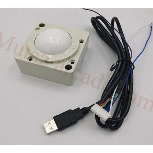 NON-LED Arcade Trackball USB Connector illuminated 2" Diameter tracking ball for Pandora DX 3000 In 1 Jamma Board