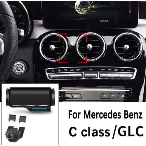 Special Car Phone Holder For Mercedes Benz C Class 2016-2018 W205 GLC C180 C260 C200 in Car Magnetic Cell Mobile Phone Mount