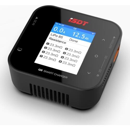 ISDT Q8 Max BattGo 1000W 30A High Power Battery Balance Charger Discharger for 1-8S Lipo Battery for RC FPV Drone