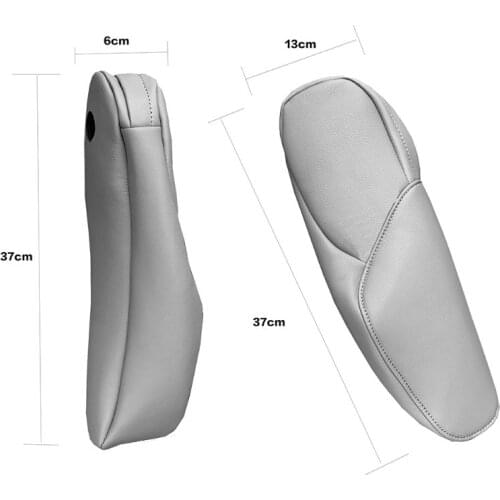 For honda CRV 2010-2011 Microfiber Leather Driver / Passenger Side Seat Armrest Handle Decor Cover Protection Trim QW