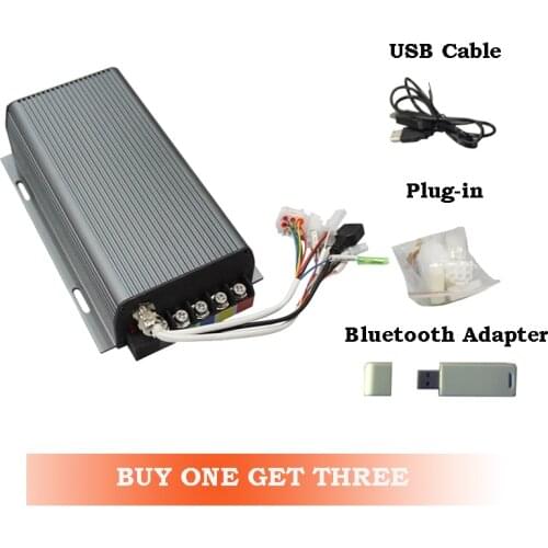 Siaecosys Electric Tricycle Motor Sabvoton SVMC60100 Hall Sensor Programmable Controller with bluetooth adapter