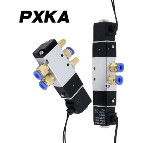 Free shipping 4V110-06 two-position five-way 4V120-06 cylinder control electromagnetic reversing valve 4V130-06 solenoid valve