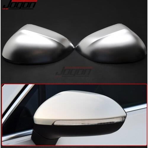 ABS Chrome Matte Side Wing Rear View Rearview Mirror Cap Cover Trim Case Shell For VW Volkswagen Passat B8 2015-2017 Arteon