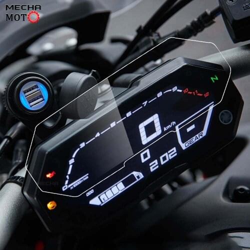 Motorcycle Scratch Cluster Protection Instrument Film For yamaha mt 07 2021 accessories Mt07 accessory FZ 07 Screen Dashboard
