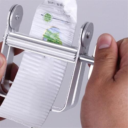 Stainless Steel Toothpaste Squeezer Roller Oil Paint Extruder Oil Paint Hair Color Dye Cosmetics Tube Wringer Bathroom Tools