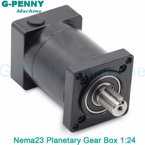 1:24 Nema23 stepper motor planetary reduction Ratio 24:1 planet gearbox 57 motor speed reducer, High Torque high quality