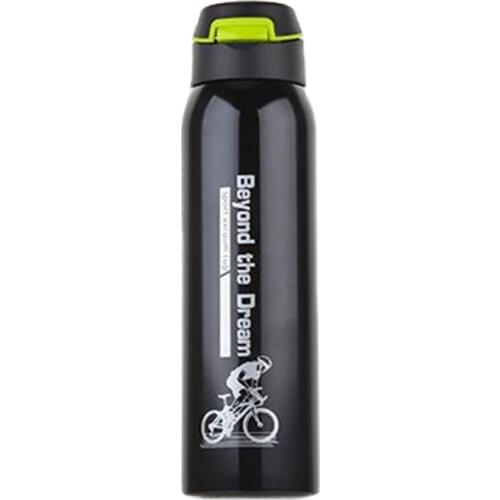 500 ML Bike Water Bottle Outdoor Sport Portable Bicycle Kettle Warm-keeping Cycling Water Bottle Aluminum Alloy Mountain U0089