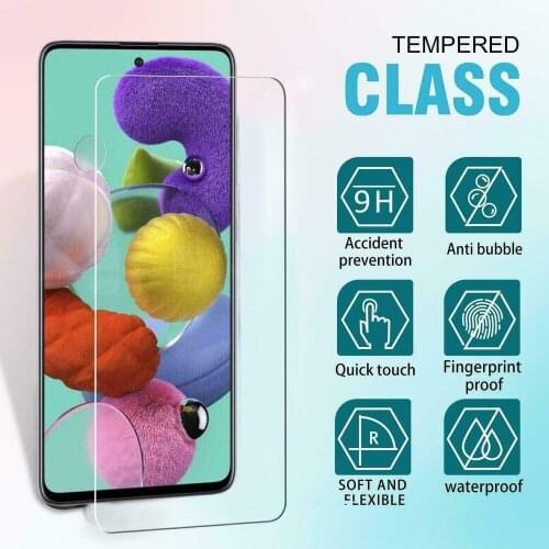 For OPPO Reno6 5G A53s 5G A95 A94 A35 A74 A54 2.5D 9H Tempered Glass Screen Protector For OPPO Reno5 K Find X3 Lite F19 Pro A53