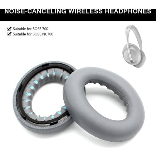 1 Pair For Bose 700/NC700 Foam Leather Wireless Headset Headphone Ear Pads Cover Headset Cover Cushion Replacement