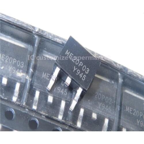 10PCS/LOT NWE B20P03 ME20P03 TO-252 20A 30V SMD Transistor
