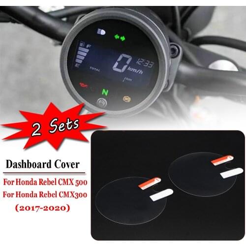 2 SET Screen Protector Cluster Dashboard Cover Protective Film For Honda Rebel CMX 500 300 CMX500 CMX300 2017 2018 2019 2020