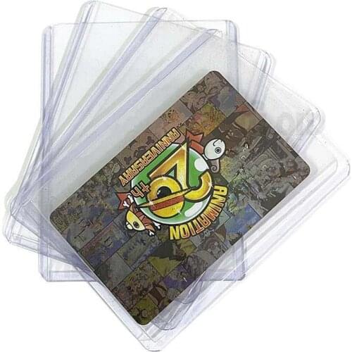 25pcs/set Transparent Card Sleeves 35PT Top Loader 3X4" Board Game Cards Outer Protector For Magic Board Game Cards Protector