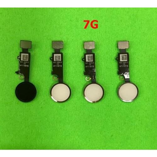 50pcs/Lot Home Button Flex Cable For IPhone 6s 7 6 Plus 5S 6G 7Plus 6P Menu Key Replacement Parts