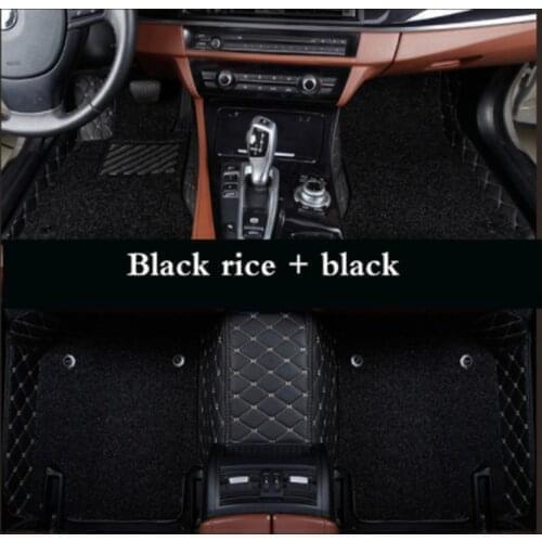 WLMWL Custom leather car mat for Subaru All Models forester XV Crosstrek impreza tribeca auto accessories Car-Styling