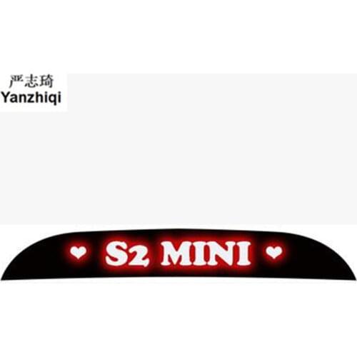 Free shipping Carbon Fiber Stickers And Decals High Mounted Stop Brake Lamp Light Car Styling for JAC Refine S2mini S3 S5 S7