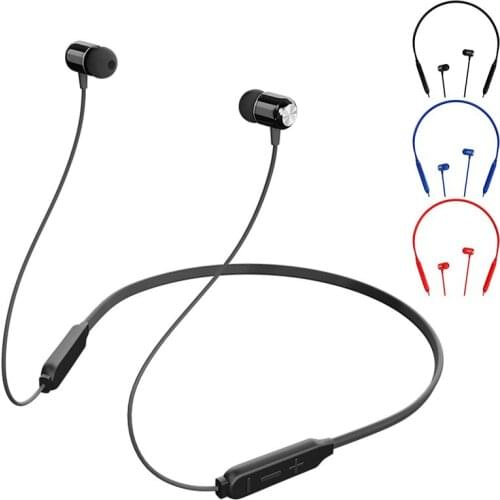 SOONHUA Wireless Bluetooth Earphone Stereo Sports Sweatproof Headphones Magnetic Neckband Earbuds With Mic For Mobile Phone