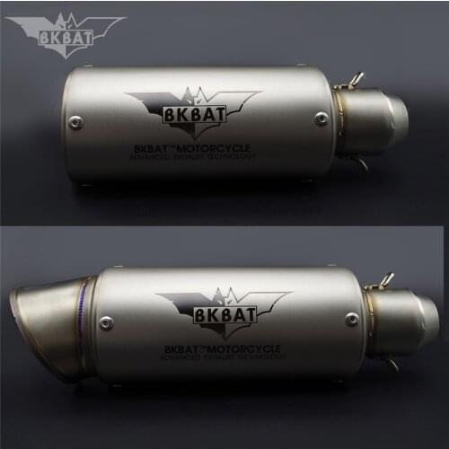 BKBAT Motorcycle Exhaust Pipe For Honda x adv 750 torneo cb1300 sh 300 zoomer cbr 600rr cbr250r cb 900 hornet transalp 600