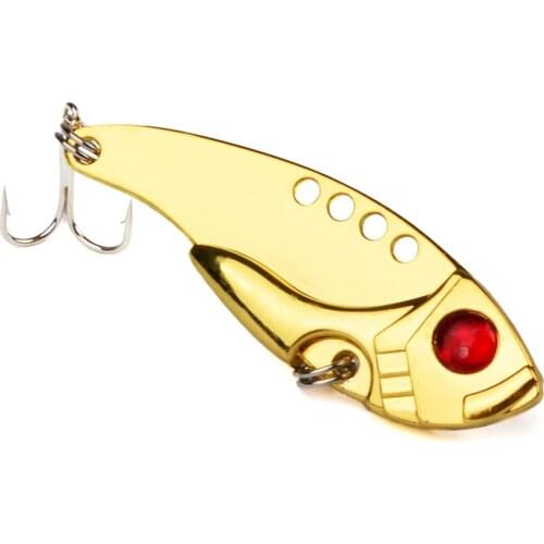 11g Spinners Spoon lure Fishing Lure Hard Bait Sequins with Feather Bass Treble Hook