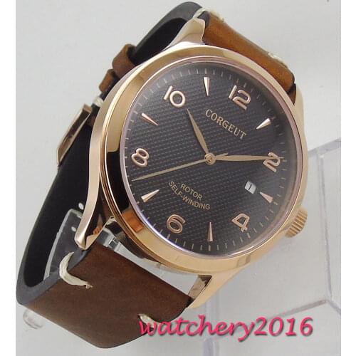 Corgeut Automatic Diver Watch Waterproof Metal Mechanical Watches Miyota Top Brand Black Dial Sapphire Glass Best Cheap Sale