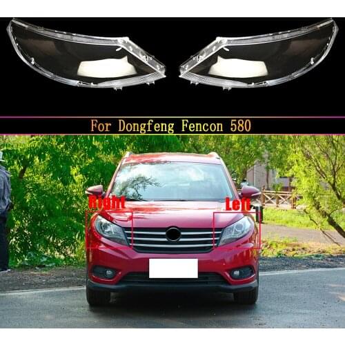 Auto Head Light Case For Dongfeng Fencon 580 Car Front Headlight Cover Glass Lens Caps Headlamp Transparent Lampshade Shell