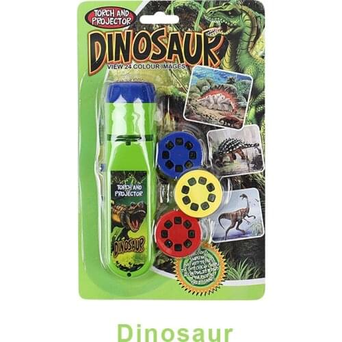 Projection Flashlight Kids Book Projector Cute Cartoon Bedtime Learning Fun Toys Early Educational Light-up Toys