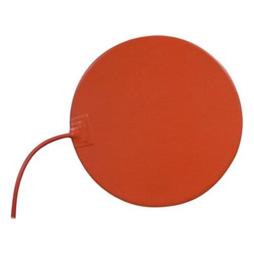 DIA 90mm 220V 100W Circle silicone rubber heater Pad