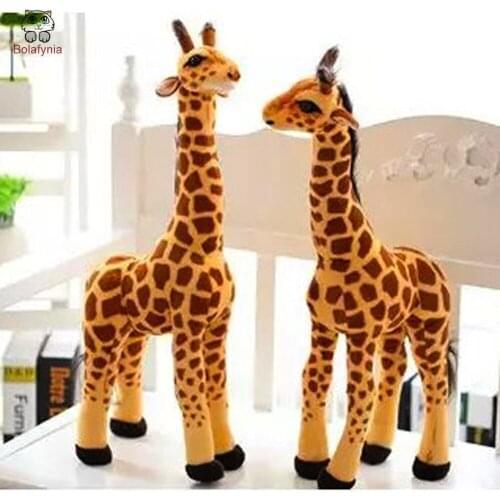 BOLAFINIA Stuffed Simulation giraffe plush stuffed toys birthday gift children kids Christmas birthday toy gift