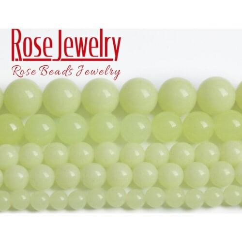 Natural Stone Luminous Glowing In The Dark Beads Round Loose Beads for Jewelry Making DIY Bracelets Accessories 6/8/10/12mm 15