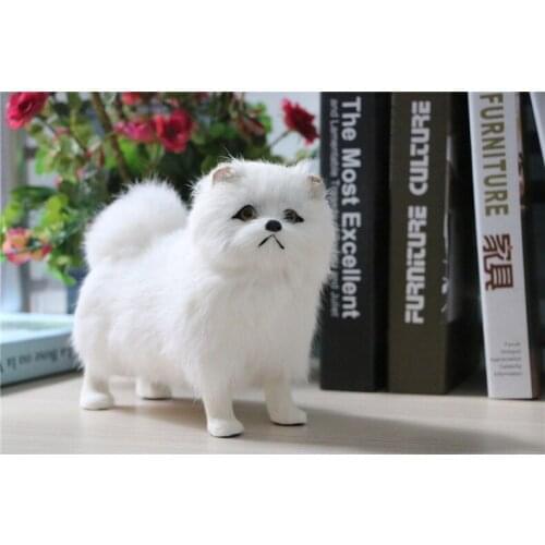 New simulation dog toy polyethylene&furs chow chow model gift about 20x16x9cm 2892