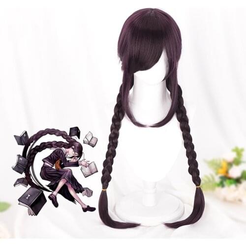 Danganronpa Toko Fukawa Wig Anime Dangan Ronpa 2 Cosplay Costume Hair Synthetic Heat Resistant Komaeda Nagito Cosplay Wigs