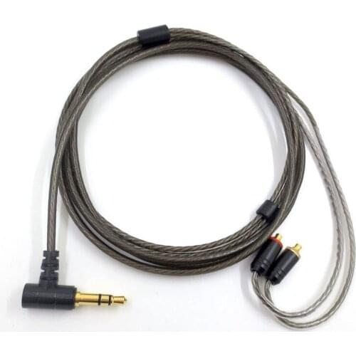 Silver-plated headphone cable for SE215 A2DC LS70 IM50 MMCX 0.78 2pin silver-plated headphone cable