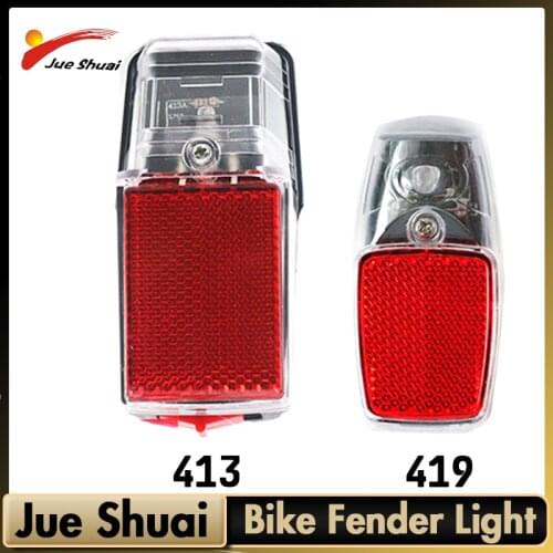 LED Bike Fender Light Bicycle Rear Mudguard Light Red Safety Warning Road Bike MTB Bicycle Taillight Lamp Bike Accessories