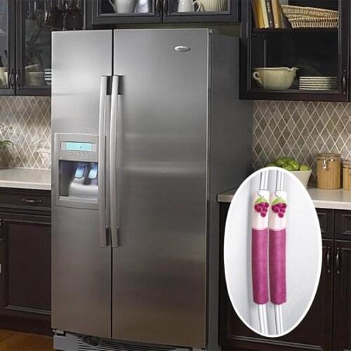 Cloth Handle Cover Door Knob Cover Cotton Refrigerator Handle Gloves Home Tool Accessories Double-door Fridge Door Handle Cover