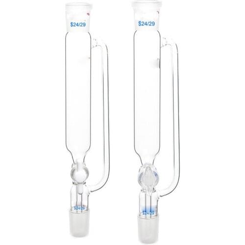 Borosilicate Glass 250ml Heavy Wall Funnel with 24/29 Joints and PTFE Stopcock