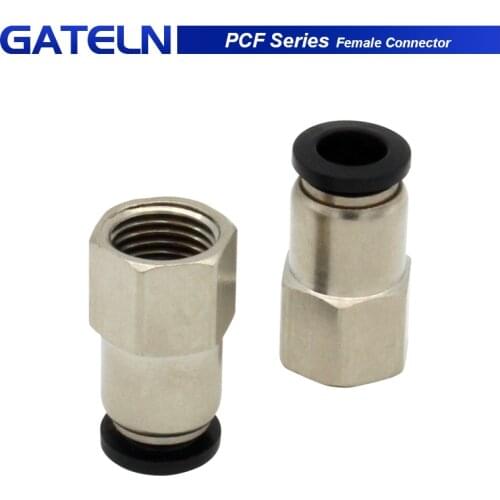 10pcs/lot Pneumatic components PCF Series Female Connectors PCF6-01 PCF6-02 PCF8-02 straight one-touch fittings