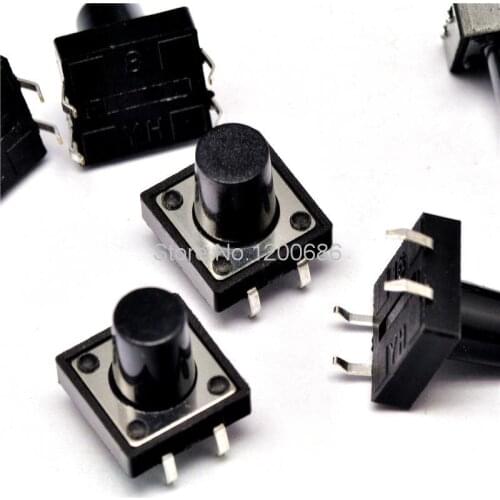 12 * 12 * 12MM touch switch Vertical 4 feet imported shrapnel micro switch