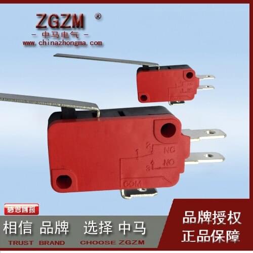 HWEXPRESS 50PCS Fretting Switch ZW3-9 Silver Contact 3-16A Long Handle 3 Foot One Open One Close