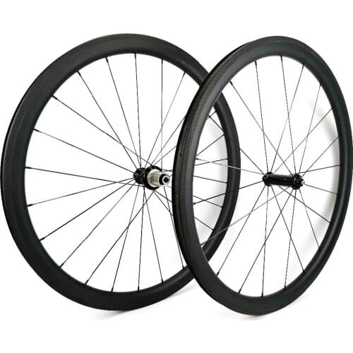 700C 38mm depth 25mm width Road carbon wheels clincher/tubular carbon wheelset with Powerway R36 hubs, AC3 brake surface