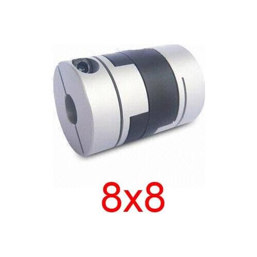 8x8 8mm 8mm double slider coupling,oldham type shaft flexible coupling,Servo motor stepper clamp type coupler D20 L33