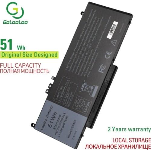 Golooloo 7.4V 51Wh New laptop battery for Dell Latitude 3150 3160 E5250 E5450 E5470 E5550 E5570 G5M10 7V69Y TXF9M 79VRK 07V69Y