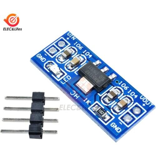AMS1117 3.3V 5V Power Supply Module Mini PCB board DC-DC Buck Step down power module for Arduino AMS1117-3.3V AMS1117-5V