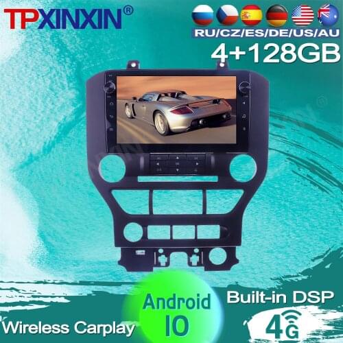 128G For Ford Mustang 2015 2016 2017 2018 Android Car Radio Tape Recorder video Multimedia player GPS Navigation Vioce Control