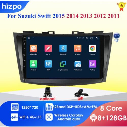 Autoradio For SUZUKI SWIFT 2011 2012 2013 2014 2015 Car Radio Multimedia Video Player Navigation GPS No 2 din 2din DVD Android10