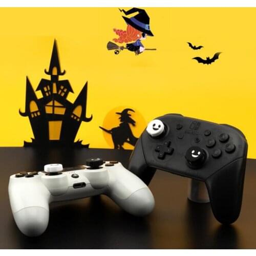 Ghost Thumb Stick Grip Cap Joystick Cover For Sony Dualshock 5/4/3 PS5/PS4/PS3/Xbox 360/Switch Pro Controller Thumbstick Case