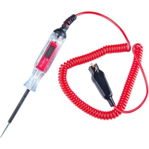 3V-48V Digital Electric Circuit Tester Car Truck Power Probe Voltage Test Diagnostic Tool Light Trailer RV Snowmobile Detector